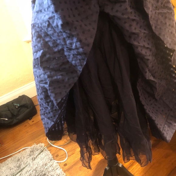 Anthropologie girls from savoy Peggy sue navy sz6 - Picture 6 of 10